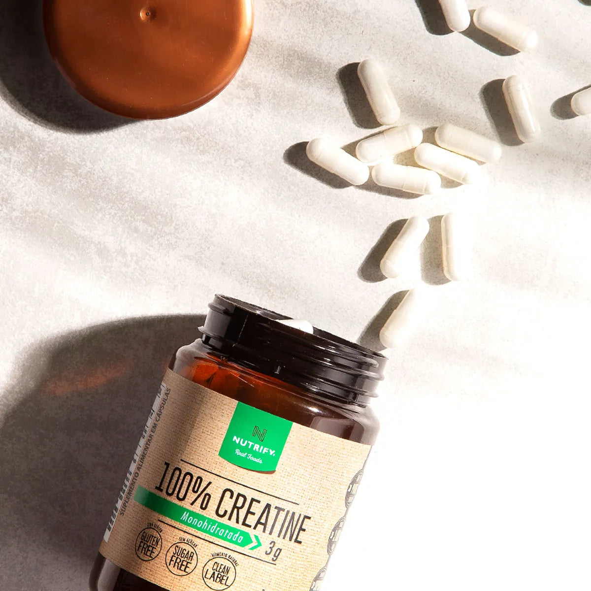 Creatina - 100% Creatine em Cápsula - Nutrify