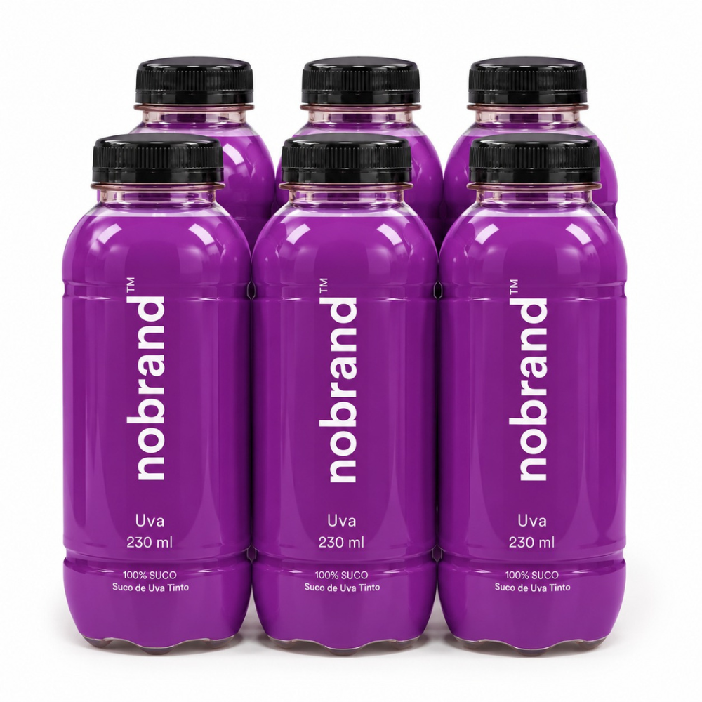 Kit 6X NoBrand 100% Polpa de Fruta 230ml