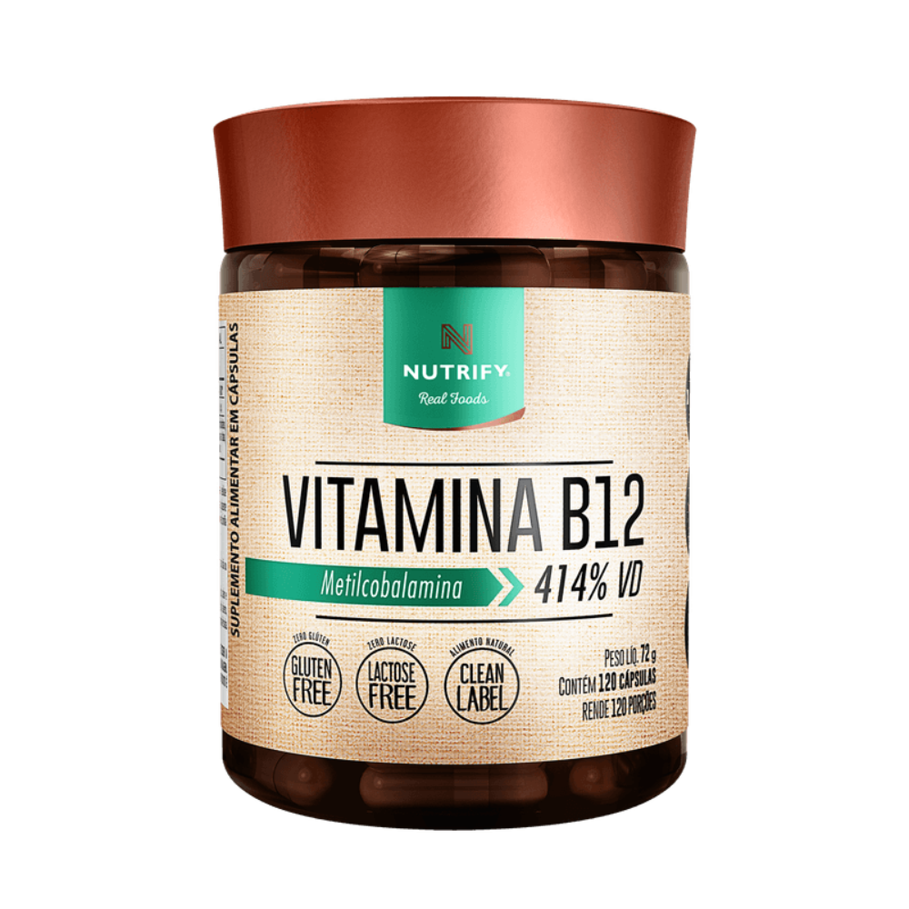 Vitamina B12 Nutrify 60cps metilcobalamina