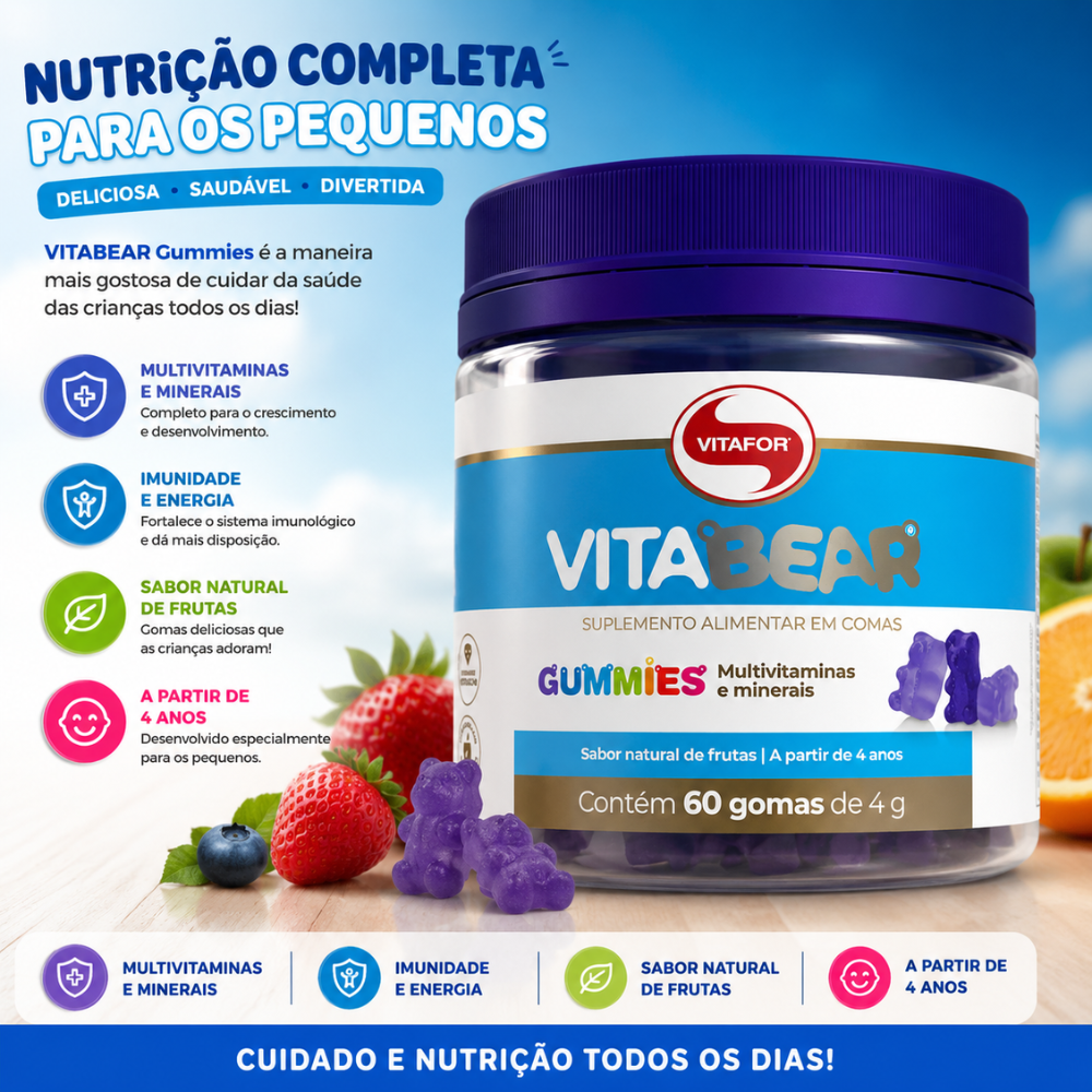 Vitabear Vitafor 60 gomas