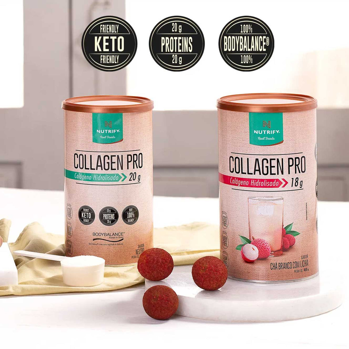 Colágeno - Collagen Pro + Body Balance - Nutrify