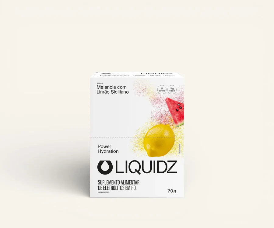 Eletrólitos Zero Açúcares - Display com 14 sachês - Liquidz