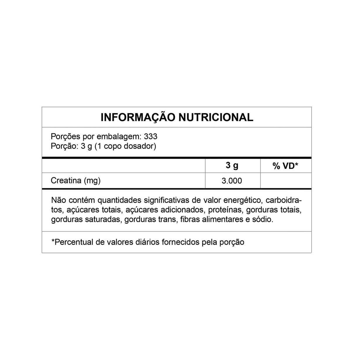 Creatina - Monohidratada 100% Pura - EasyNutri