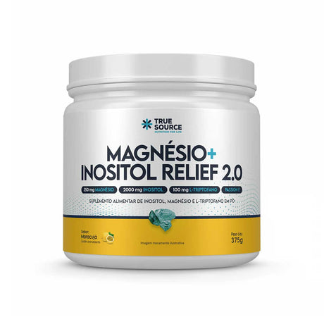 Magnésio - True Magnésio + Inositol Relief 2.0 - True Source - HOTBODY