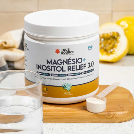 Magnésio - True Magnésio + Inositol Relief 3.0 - True Source - HOTBODY