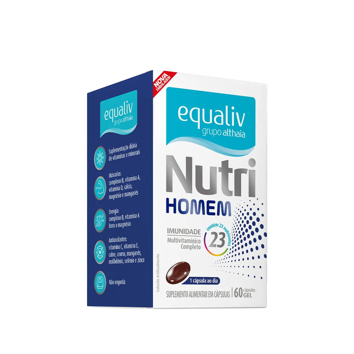 Multivitamínico - Nutri Homem - EQUALIV