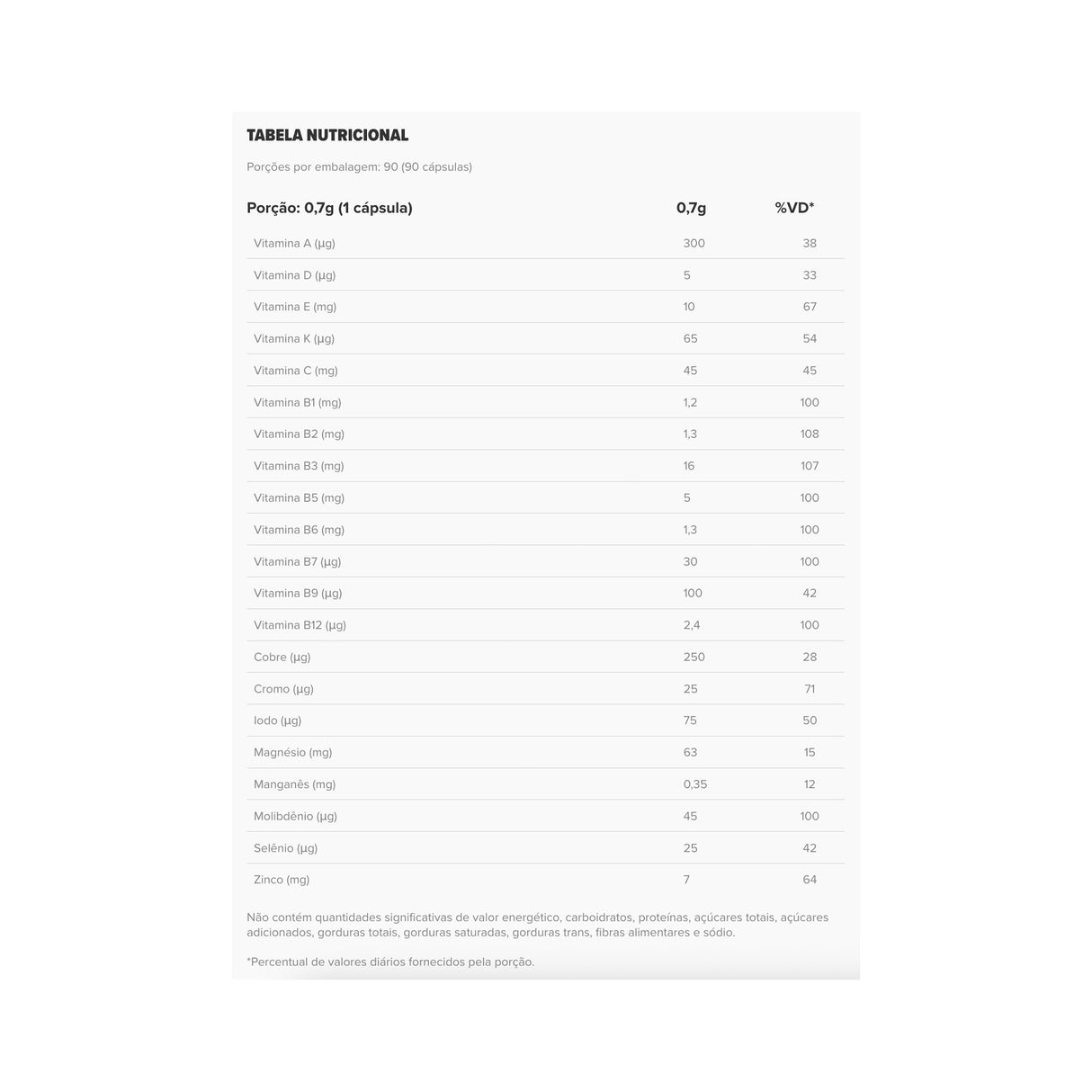 Multivitamínico - Vitalift - ESSENTIAL