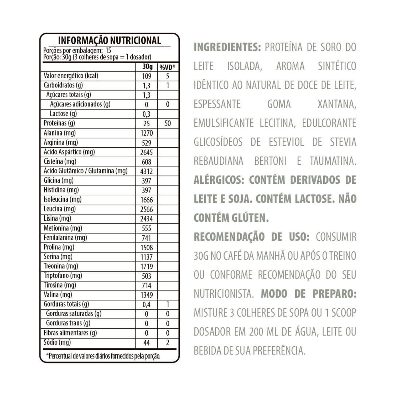 Whey Protein Isolado - Belt Bari - BELT NUTRITION