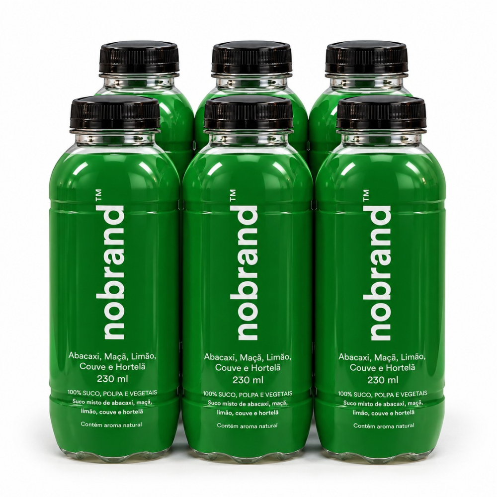 Kit 6X NoBrand 100% Polpa de Fruta 230ml