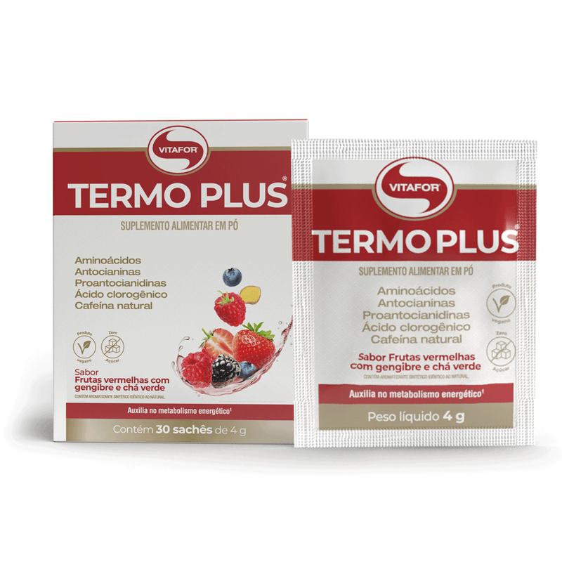 Termogênico - Termo Plus - 30 sachês 4g - VITAFOR