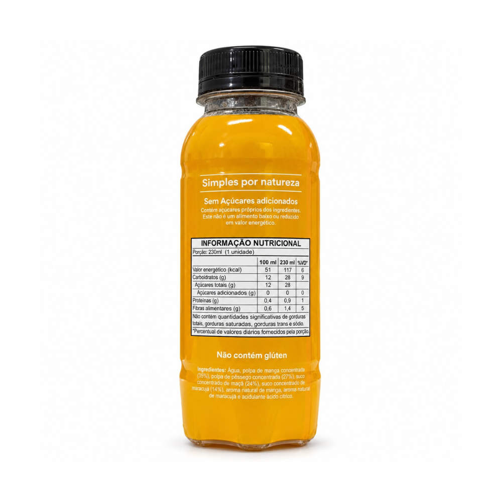 Kit 6X NoBrand 100% Polpa de Fruta 230ml