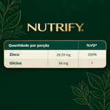 Zinco - 60 cápsulas - NUTRIFY