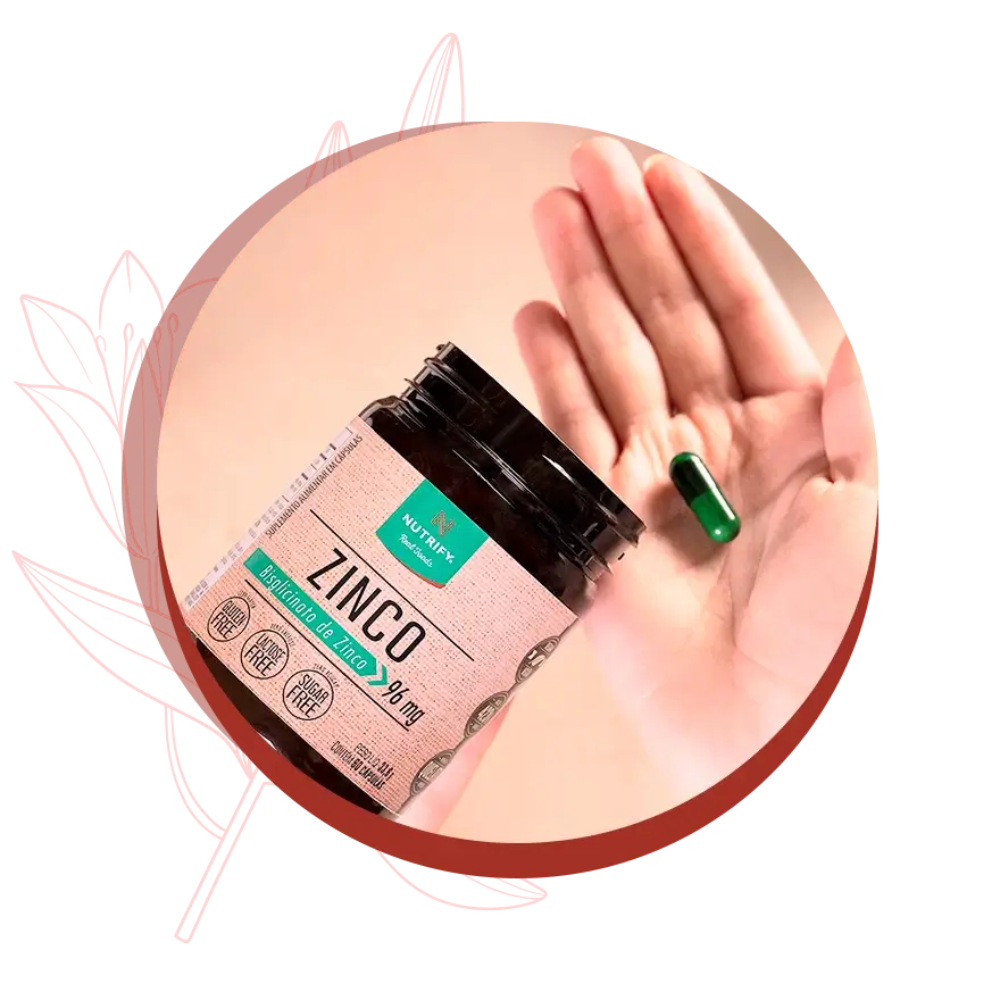 Zinco - 60 cápsulas - NUTRIFY