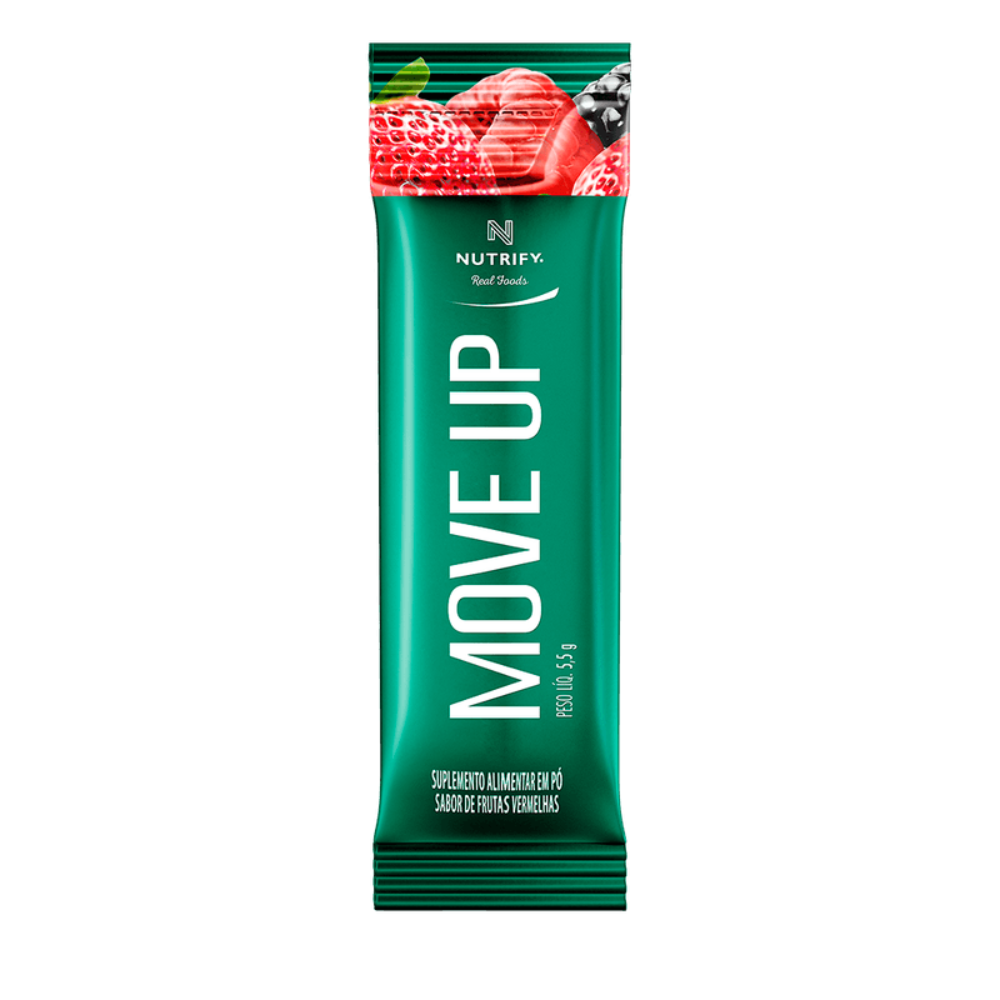Move up Nutrify 30saches pré treino Sabor frutas vermelhas