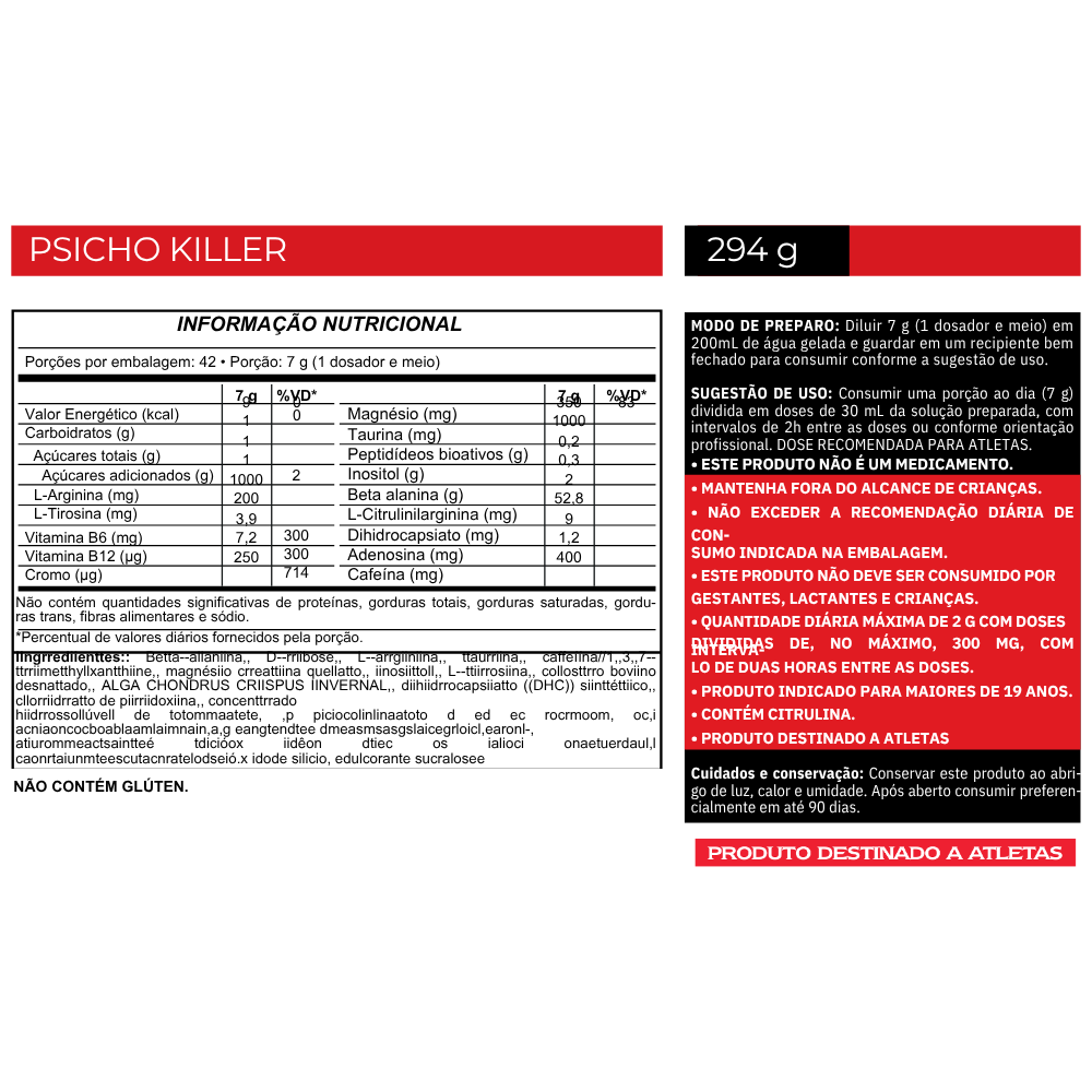 Kit Balde de pipoca + 1 pré treino psicho killer 294g Demons lab