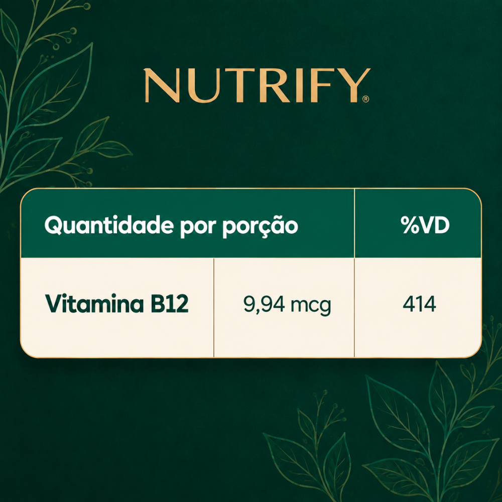 Vitamina B12 Nutrify 60cps metilcobalamina