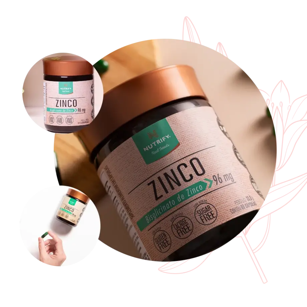 Zinco - 60 cápsulas - NUTRIFY