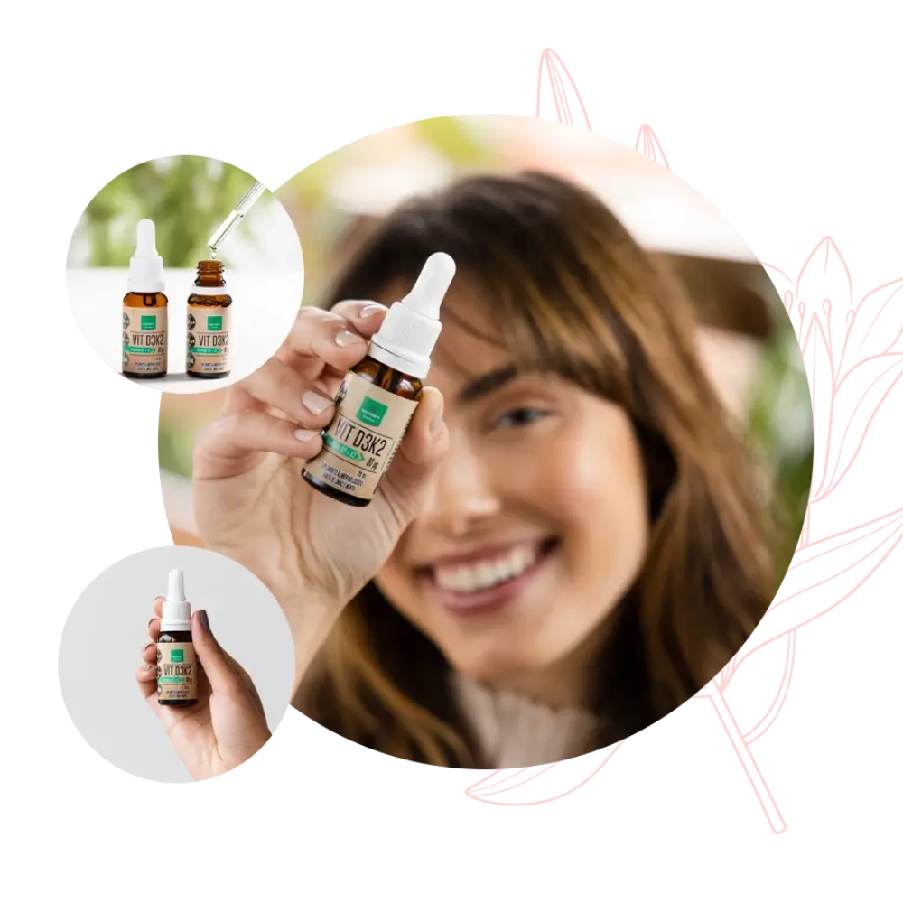 Vitamina D3K2 Nutrify 20ml Sabor limão menta