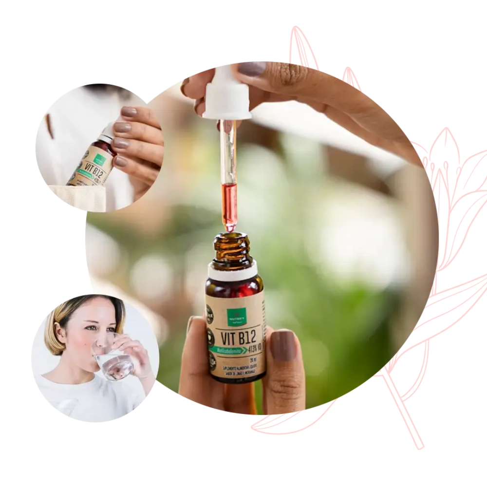 Vitamina - VIT B12 em Gotas - NUTRIFY