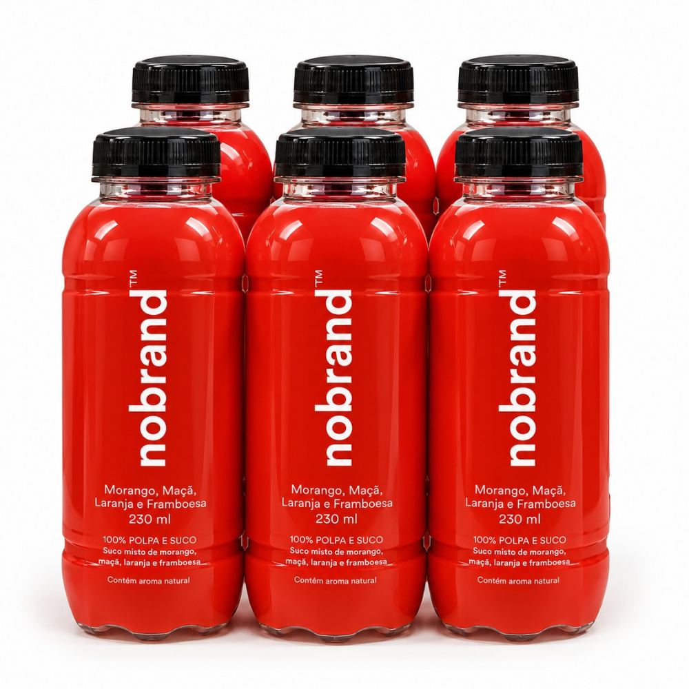 Kit 6X NoBrand 100% Polpa de Fruta 230ml