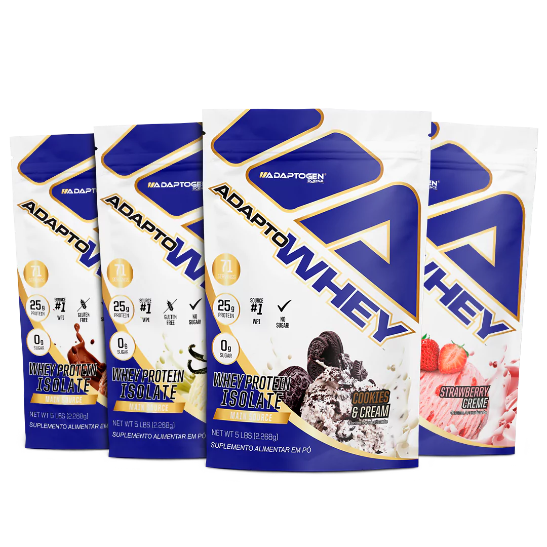 Adapto Whey Cookies e Cream Refil 2240g