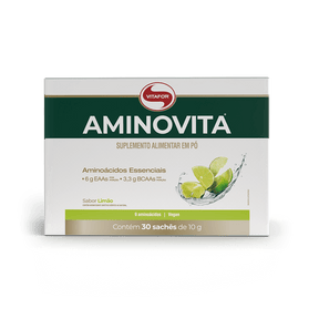 Aminoácido - Aminovita - 30 sachês 10g - Vitafor - HOTBODY