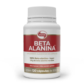 Aminoácido - Beta Alanina - Cápsulas - Vitafor - HOTBODY