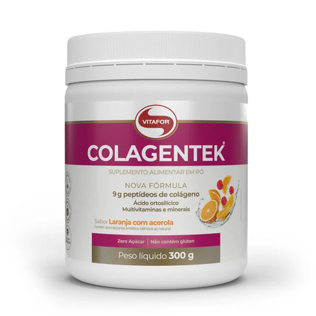 Colágeno Hidrolisado - Colagentek - 300g - Vitafor - HOTBODY