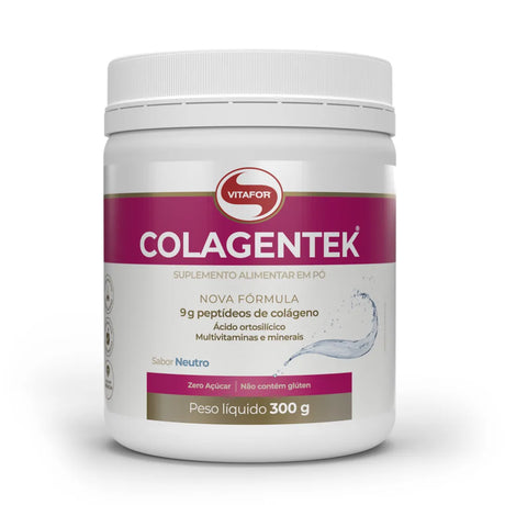 Colágeno Hidrolisado - Colagentek - 300g - Vitafor - HOTBODY