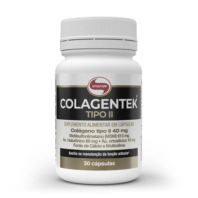 Colágeno - Colagentek Tipo II - Vitafor - HOTBODY