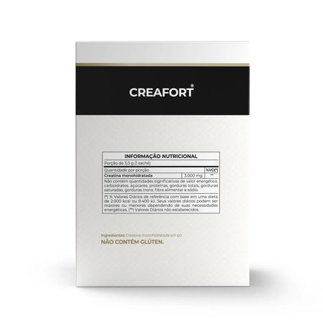 Creatina - Creafort (Creapure) - 30 sachês 3g - Vitafor - HOTBODY