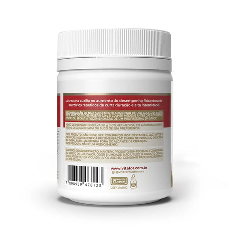 Creatina Monohidratada - Creatine - Vitafor - HOTBODY