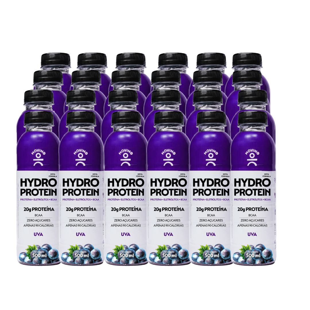 Kit 6 Bebidas Proteicas - Moving Hydro Protein 500ml - MOVING