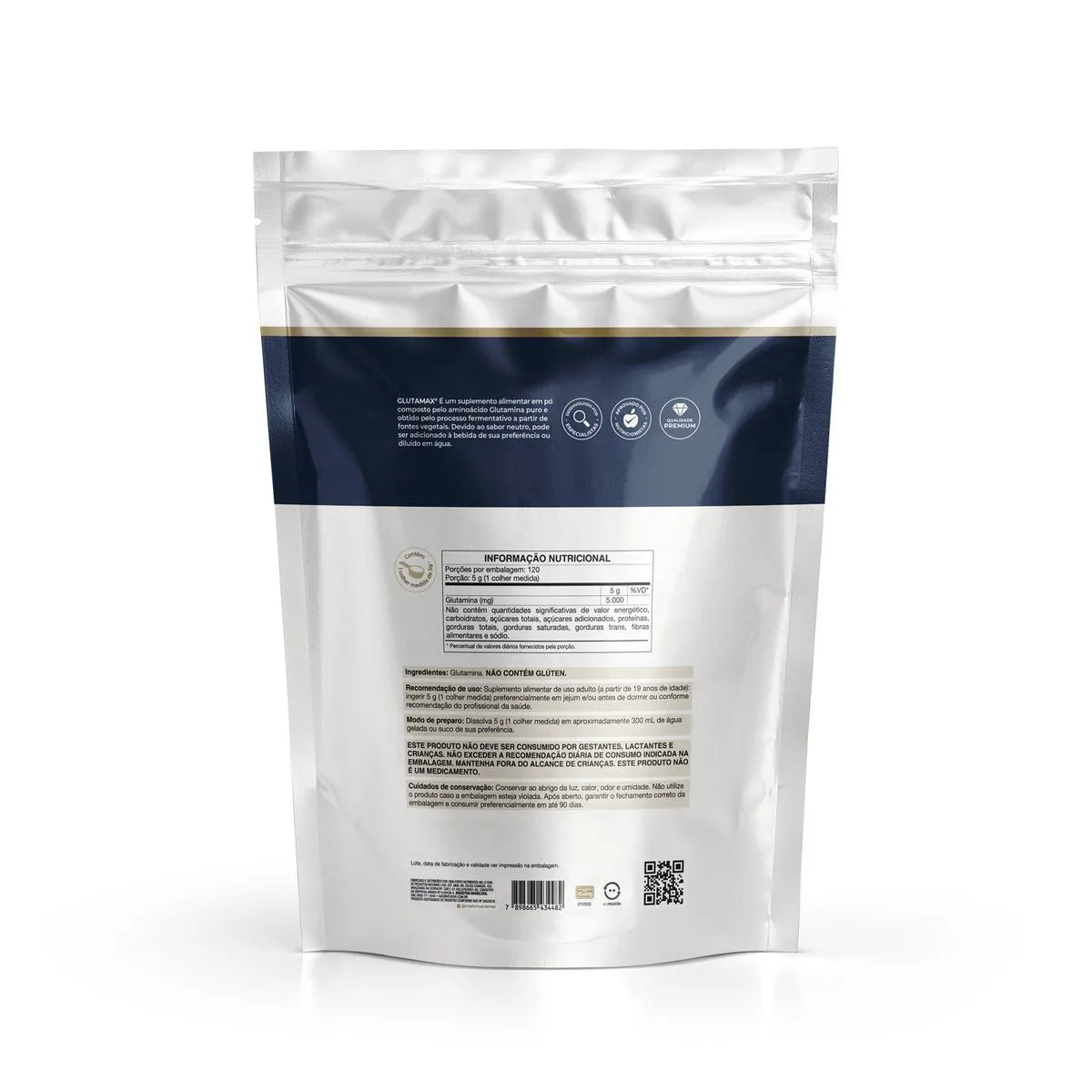 Glutamina - Glutamax - 600g pouch - Vitafor - HOTBODY