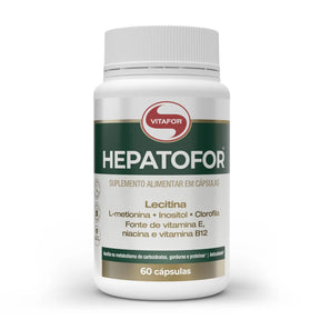 Lecitina - Hepatofor - 60 Cápsulas - Vitafor - HOTBODY