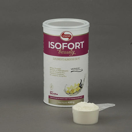 Whey Protein - Proteína - Isofort Beauty - 450g - Vitafor - HOTBODY
