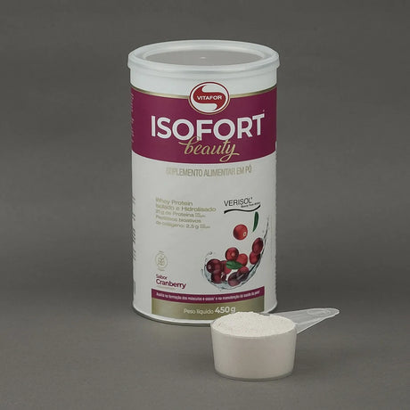 Whey Protein - Proteína - Isofort Beauty - 450g - Vitafor - HOTBODY