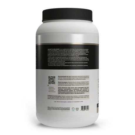 Proteína - Whey Protein Isolado e Hidrolisado - Isofort Ultra Imuno - 900g - Vitafor - HOTBODY