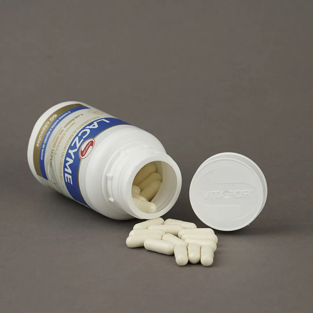 Enzima Digestiva -  Laczyme - 60 cap - Vitafor - HOTBODY
