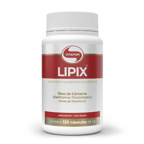 Óleo de Cártamo - Lipix - 120 caps - Vitafor - HOTBODY