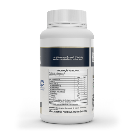 Ômega 3 - Mega DHA - Cápsulas - Vitafor - HOTBODY