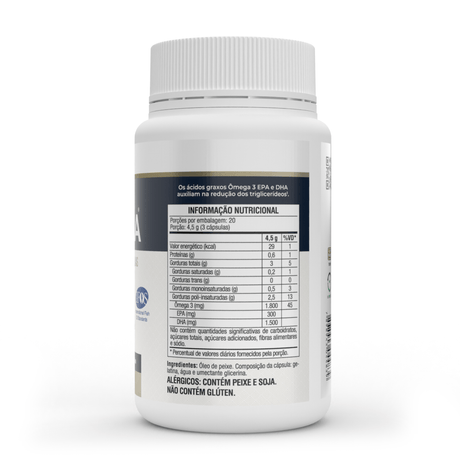 Ômega 3 - Mega DHA - Cápsulas - Vitafor - HOTBODY