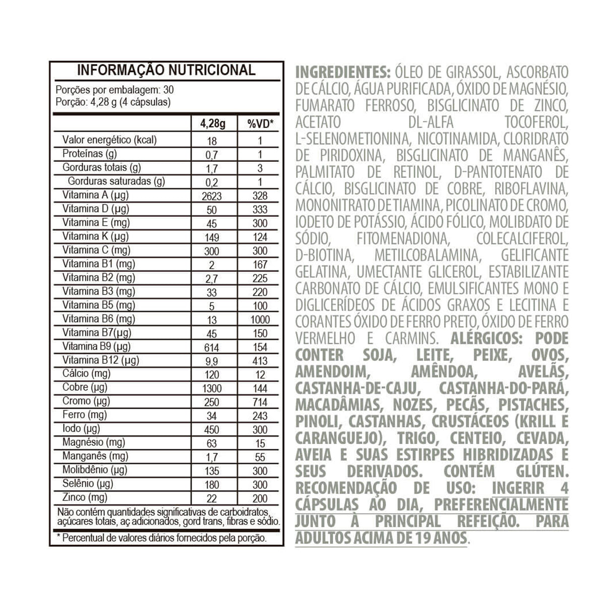 Multivitamínico - Belt +23 Bariatric Soft - BELT NUTRITION