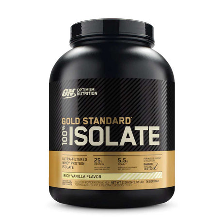 Whey Protein - 100% Whey Gold Standard Isolate - Optimum Nutrition - HOTBODY