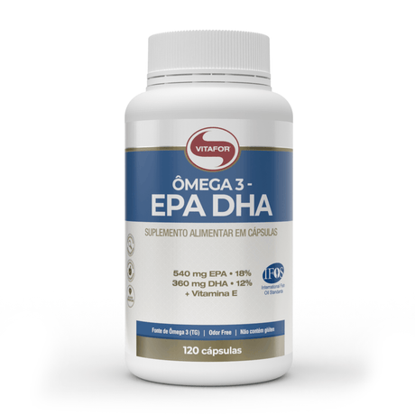 Ômega 3  -EPA DHA - Cápsulas - Vitafor - HOTBODY