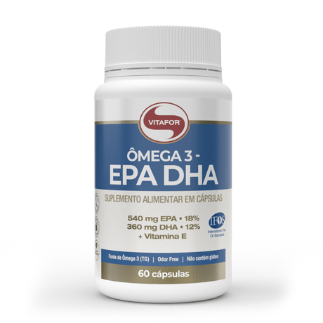 Ômega 3  -EPA DHA - Cápsulas - Vitafor - HOTBODY