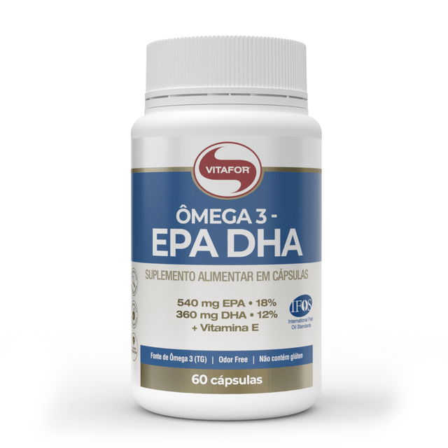 Ômega 3  -EPA DHA - Cápsulas - Vitafor - HOTBODY