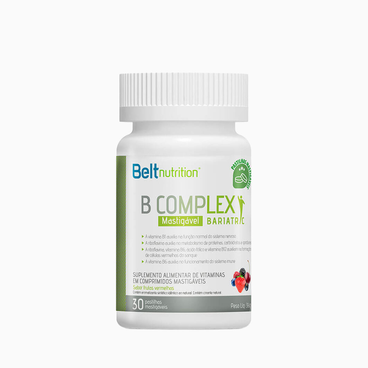 Vitamina B - Belt B Complex Bariatric Mastigável - BELT NUTRITION