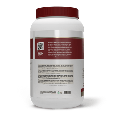 Proteína - Whey Protein Isolado - Isofort - 900g - Vitafor - HOTBODY