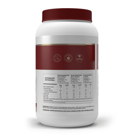 Proteína - Whey Protein Isolado - Isofort - 900g - Vitafor - HOTBODY